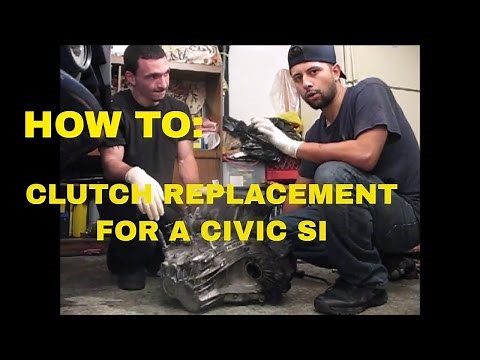 2008 CIVIC SI CLUTCH REPLACEMENT!