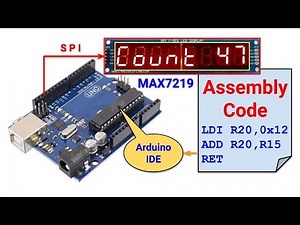 Assembly via Arduino (part 16) - Programming MAX7219