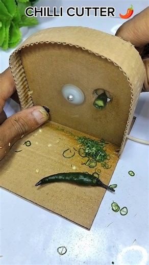 Home made🌶️🤑chilli cutting machine project #shorts #diy #science #school #life #inventions