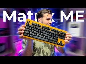 ⌨️ ТИХАЯ КАСТОМНАЯ МЕХАНИЧЕСКАЯ КЛАВИАТУРА! Matrix ME