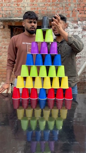 Brother vs Brother amazing praymid challenge Part 72 #shorts