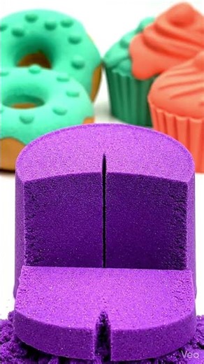 Most SATISFYING Kinetic Sand Compilation 🤤🔪 (Blue, Purple, Turquoise)