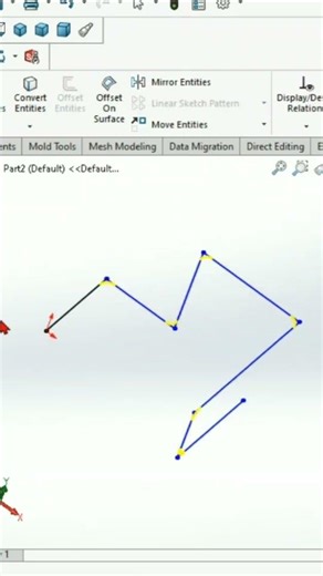 Swept feature in Solidwork/Solidwork Tutorial #cadsoftwaretutorial #cad #solidworkstutorial