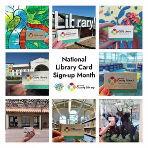 1.1K views · 17 shares | Create your own story during National Library Card Sign-up Month. Get your free San Diego County Library card today. There are 33 locations around the County with online resources and materials available 24/7 at sdcl.org. Visit sdcl.org/card for more information. | San Diego County Library | Facebook