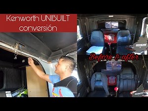 Kenworth truck gets unibilt conversion done to it