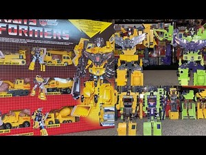 Transformers tonkanator review. G1 devastator complete collection comparison tonka 2022 crossover