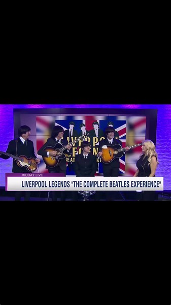 Liverpool Legends perform live on ABC News WGBO in Bowling Green, Kentucky. | Liverpool Legends
