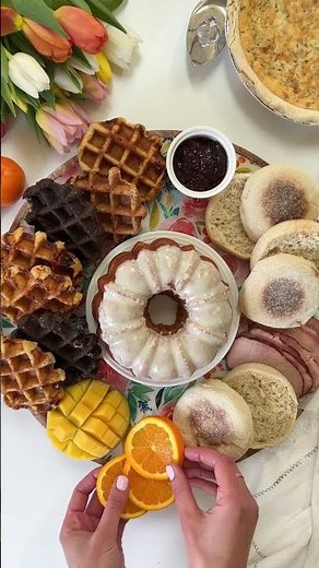 Brunch Board Idea | Spring Brunch Charcuterie Board