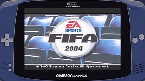 【FIFA 04 FIFA足球2004】GBA 怀旧掌机经典游戏永久高清收藏版【超清60帧】