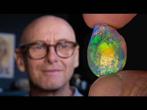 Turning a fossil into the best crystal opal I have ever cut