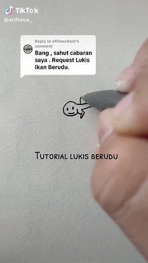 Tutorial Lukis Berudu: Cara Menggambar Tadpole