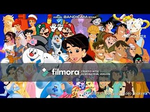 PRINCESS CREATION345 NETWORK CHRISTMAS SPLIT SCREEN CREDITS