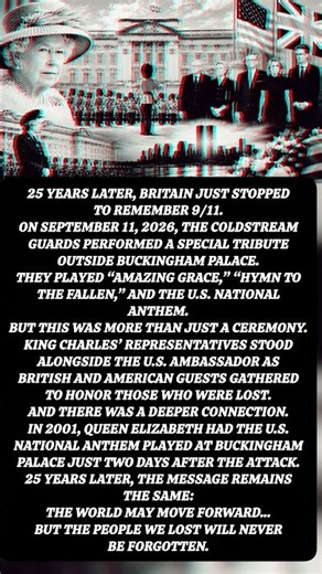 25 Years Later, Britain Stopped to Remember 9/11