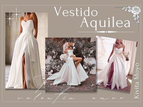 VESTIDO AQUILEA - Falda con triple cruce.