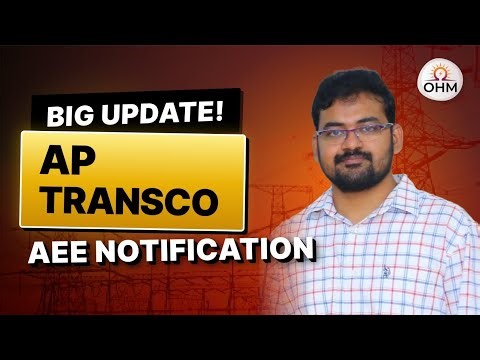 AP TRANSCO AEE Recruitment 2026 | Latest Update You Must Know! #aptransco #aee #ohminstitute