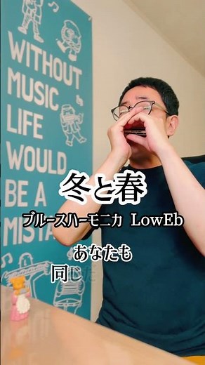 『冬と春/back number』ブルースハーモニカ（LowEb） #ベンドなし