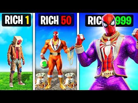 Upgrading POOR SPIDERMAN to RICHEST SPIDERMAN in GTA 5