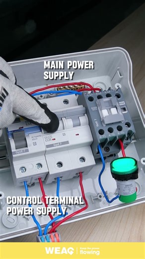 Automatic Power Transfer: Control Circuit Secrets with MCB & Contactor.