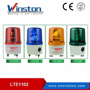[Hot Item] LTE-1102j DC 12V 24V Decibel Alarm Red LED Bulb Revolving Light Rotary Warning Light for Machines
