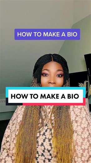 How to make a BIO #tiktokbio #jennifermaechler