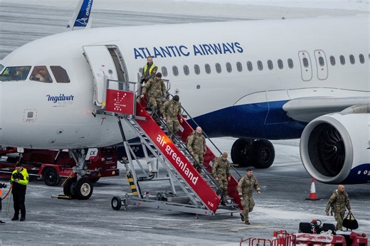 Danish soldiers arrived as part of the Arctic Endurance military exercise in Greenland's Kangerlussuaq, as President Trump intensified his push to wrest sovereignty over the Arctic island from fellow NATO member Denmark. | Reuters