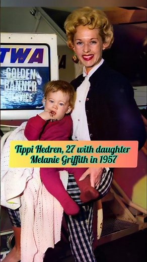 Tippi Hedren with her beautiful daughter Melanie Griffith over the years #love #mom
