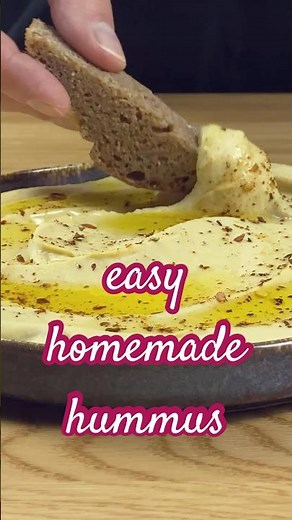 Better Than Store-Bought Homemade Hummus #homemade #easyrecipe #cooking #hummus