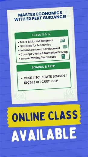Online Economics Classes for Class 11 & 12 | All Boards | Expert Guidance #economics #shorts