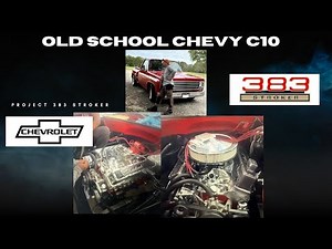 C10 Chevy gets 383 Stroker engine bored 60 over! Part 1