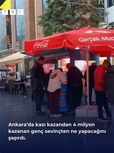 Ankara’da 4 Milyon Kazanan Genç Sevinci