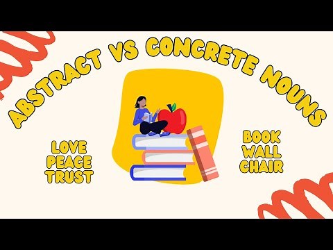 Abstract Nouns vs Concrete Nouns Exercise 1