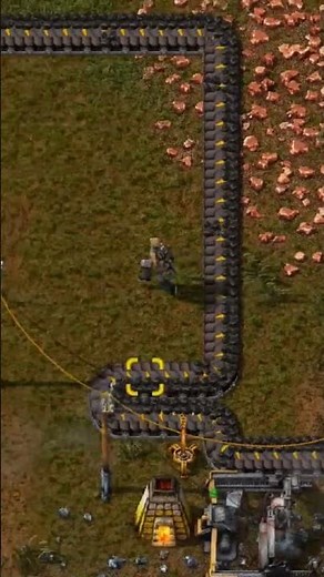 Factorio on switch part 1: tour of the start area with some structures.