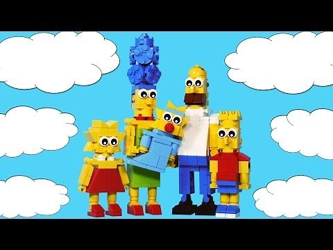 How to Build LEGO Simpsons Family