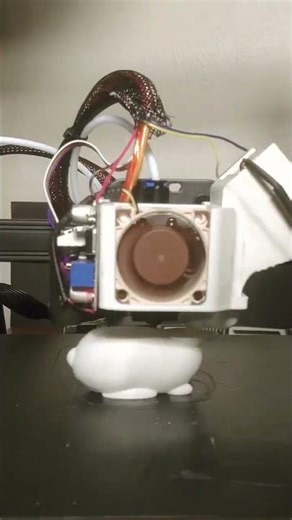 ender-3 hotend fan update first benchy creality #3dprinting