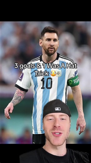 This Singular Thing… will go down in infamy. #hattrick | messi scored three goals in one of them as a hat