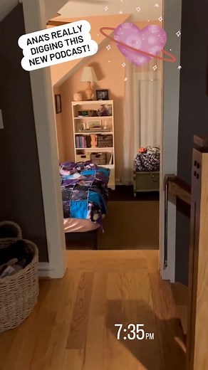 Ana started listening to a new podcast called Astronomy Cast and she REALLY likes it! 🥰 #roadtrip #podcastforkids #astronomy #relaxing #eveninghours #sevenyearoldlife #quiettime #podcast #space | Team AMC Ana