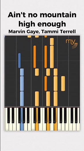 Ain't no Mountain High Enough (Marvin Gaye, Tammi Terrell) - Piano Tutorial