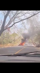 16K views · 278 reactions | UN VEHICULO SE INCENDIÓ EN EL DIVISADERO,...