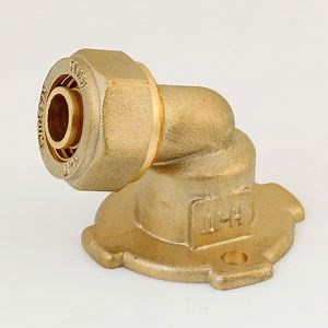 [Hot Item] High Quality Brass Compression Fitting Support Elbow for Pex Pipe