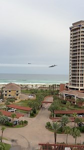 1.3M views · 10K reactions | U.S. Navy Blue Angels beach buzz eye level from Portofino Island Resort, Pensacola Beach FL! Welcome Home!  Show us yours! | Pensacola Beach Chamber of Commerce | Facebook