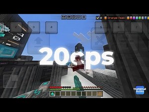 I Hit Crazy 20 Cps Combo In Hive Bedwars |In Mobile📱