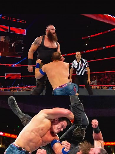 FULL MATCH - Part 1 John Cena vs. Braun Strowman #Brockles #Wrestling #brocklessner #romanre