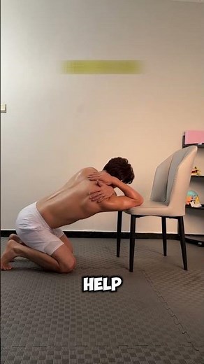 Kneeling Stretch to Relieve Shoulder and Chest Tightness