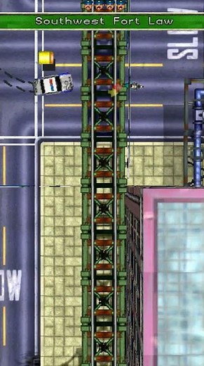 GTA 1: Police Barriers in Liberty City