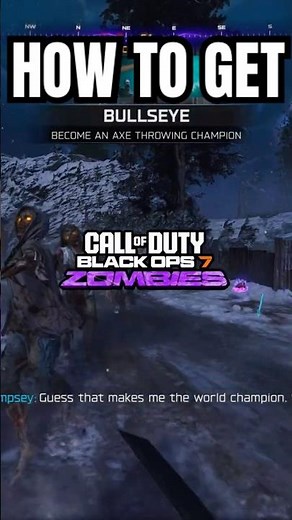 HOW TO GET “BULLSEYE” CALLING CARD IN BO7 ZOMBIES #bo7 #cod #callofdutyzombies #codzombies #gaming