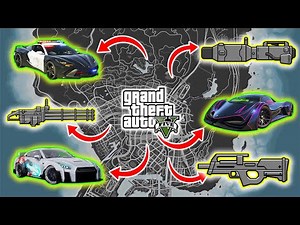 GTA 5 - All Updated Secret Rare Cars & Weapon Locations in Story mode! (XBOX, PC, PS4, PS5)