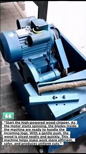 this is the working process of a high power wood cutting machine #machine