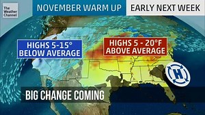 506 shares · 66 comments | A strange temperature flip flop will split the country in half — bringing cold weather to the West and warm weather to the East. Watch this clip from The Lift: America's First Mobile Morning Show for your forecast. | The Weather Channel | Facebook