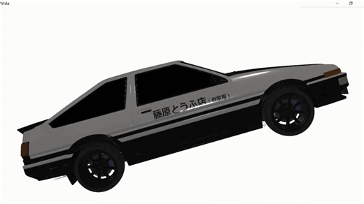 📊python3D模型-AE86