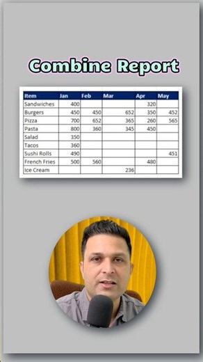 Combine Data from Multiple Sheets in Excel | Consolidate Feature Explained 🔥